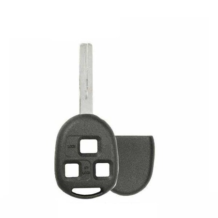 Keyless Factory KeylessFactory: UHShell: RUGGED 3 BUTTON REMOTE KEY SHELL LONG BLADE FOR LEXUS RHS-LEX-143